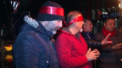 Maaşlarını alamayan Şişlili işçiler açlık grevine başladı