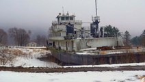 Spooky Abandoned Ghost Ship In Wisconsin