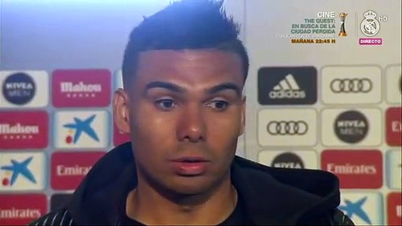Casemiro: "¿Cristiano? No podemos pensar en quien no está"