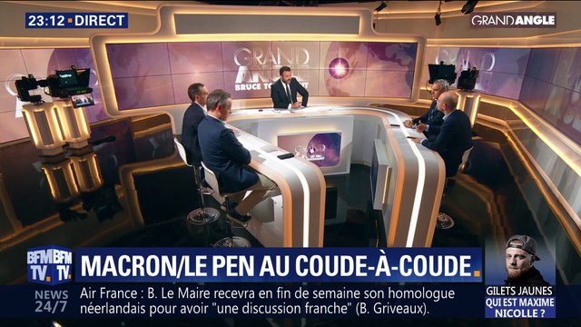 Européennes: Emmanuel Macron et Marine Le Pen au coude-à-coude (3/3)