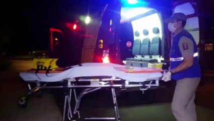 Bombeiros são mobilizados para atender pessoa ferida