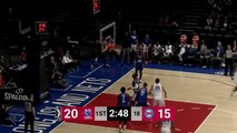 D.J. Hogg swats it away!