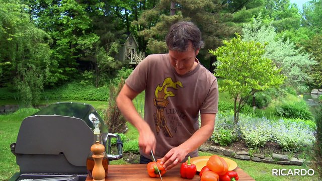 Griller des poivrons