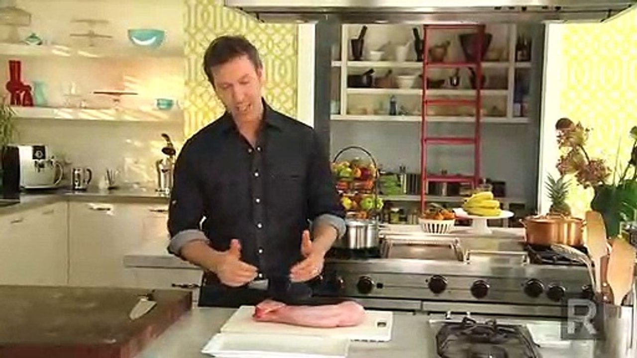 Cutting a rabbit in pieces