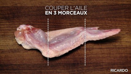 Parer des ailes de poulet entières