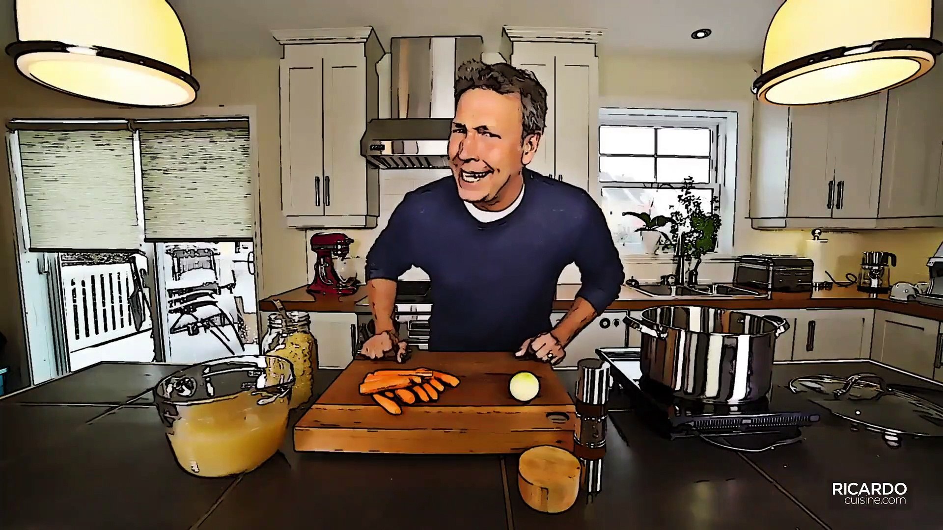 Ricky Le Chef Potage Aux Carottes Video Dailymotion