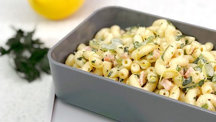 Cold Ham and Mustard Macaroni Salad