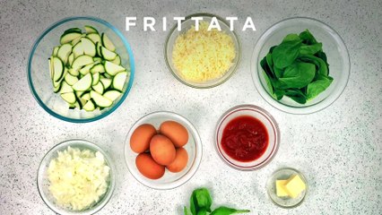 Frittata with Green Vegetables and Cheddar