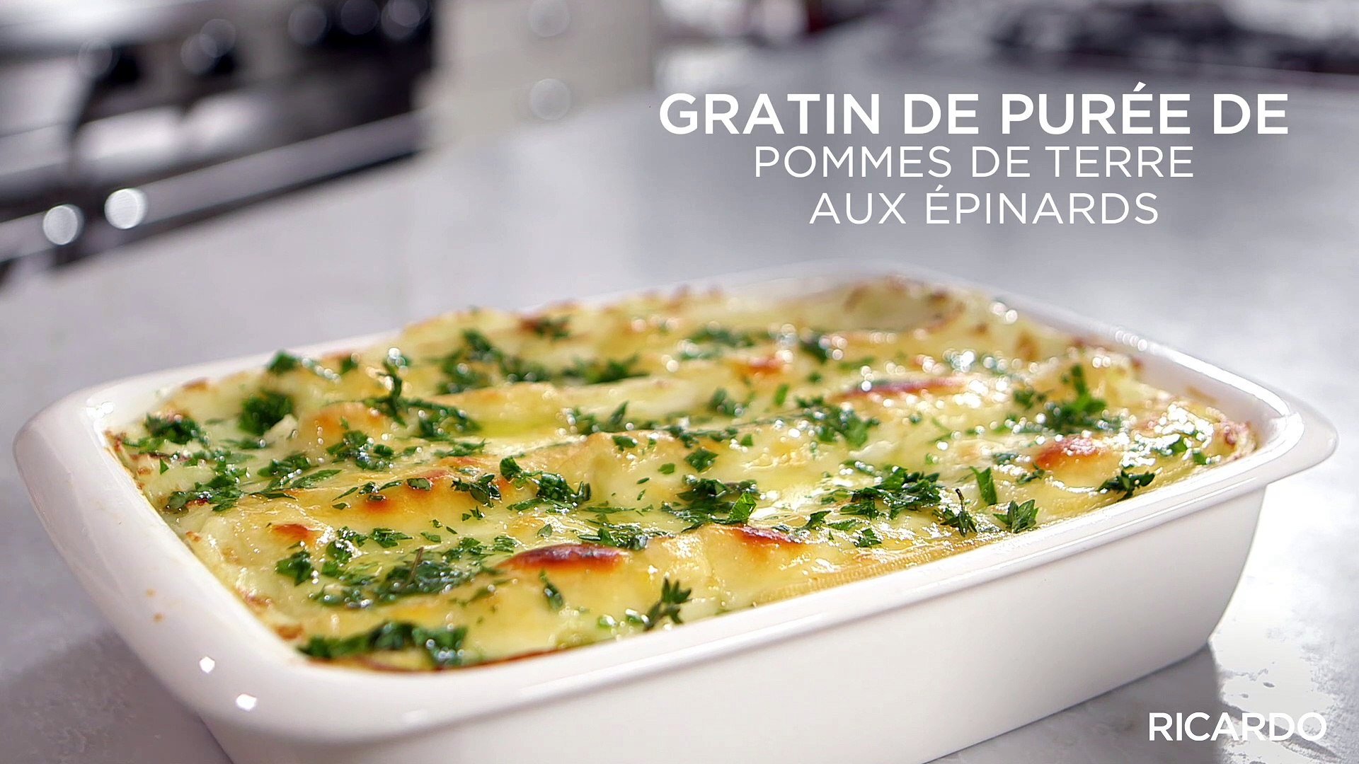 2018 Ca Recette Gratin Puree Pomme Terre Et Epinard Fr Hd Logo