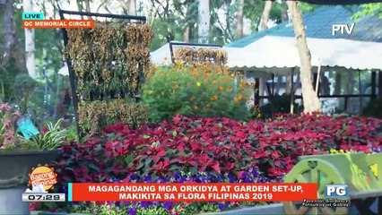 ON THE SPOT: Magagandang mga orkidya at garden set-up, makikita sa Flora Filipinas 2019