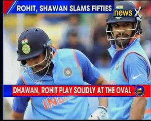 10th 100 plus opening partnership for Shikhar Dhawan Rohit Sharma