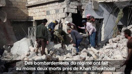 Syrie: deux morts dans des tirs du régime près de Khan Sheikhun