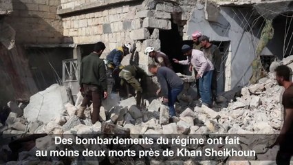 Syrie: deux morts dans des tirs du régime près de Khan Sheikhun