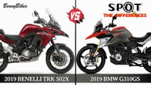 2019 BENELLI TRK 502X VS 2019 BMW G310GS