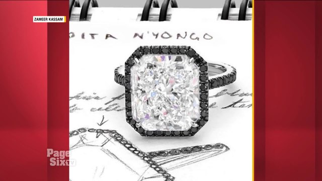 .@lupitanyongo wore the most dazzling ring inspired by @theblackpanther at the #Oscars! @EWagmeister caught up with jeweler @Zameer Kassam, and we have all the deets on #PageSixTV!