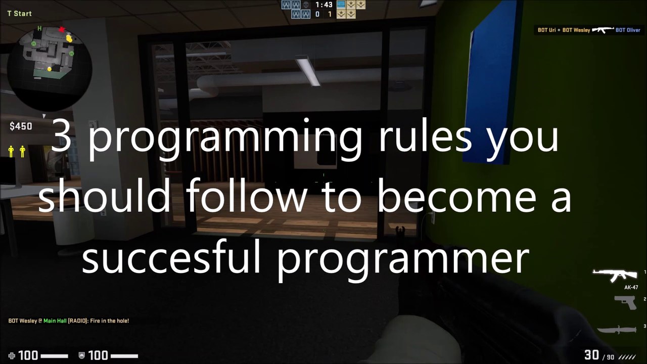 3 programming rules you must follow to be successful!!!