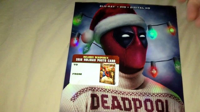 Deadpool Blu-Ray/DVD/Digital HD Unboxing