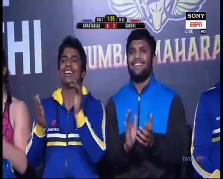 PWL 3 Day 14_ Sakshi Malik VS Grigorjeva at Pro Wrestling League season 3 _Highlights