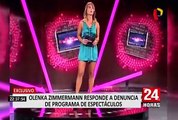 EXCLUSIVO: Olenka Zimmermann responde a denuncia de programa