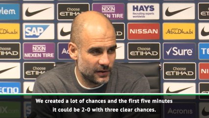 Guardiola thrilled with 'incredible' City performance