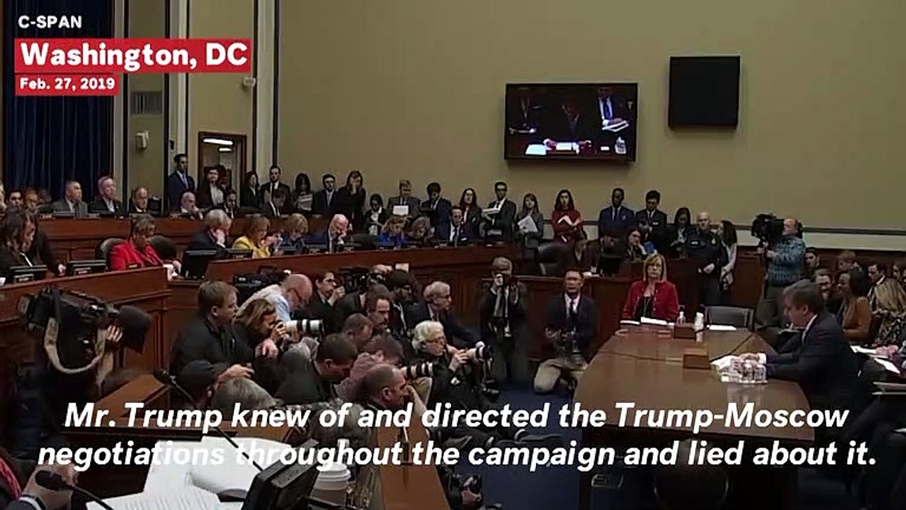 Cohen: Trump Publicly 'Lied About' Russia Dealings Throughout Campaign