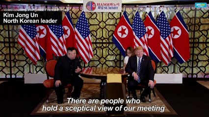 Trump and Kim meet for sit down talks in Hanoi