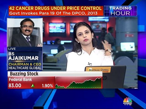 BS Ajaikumar of Healthcare Global Enterprises on cancer drugs under price control