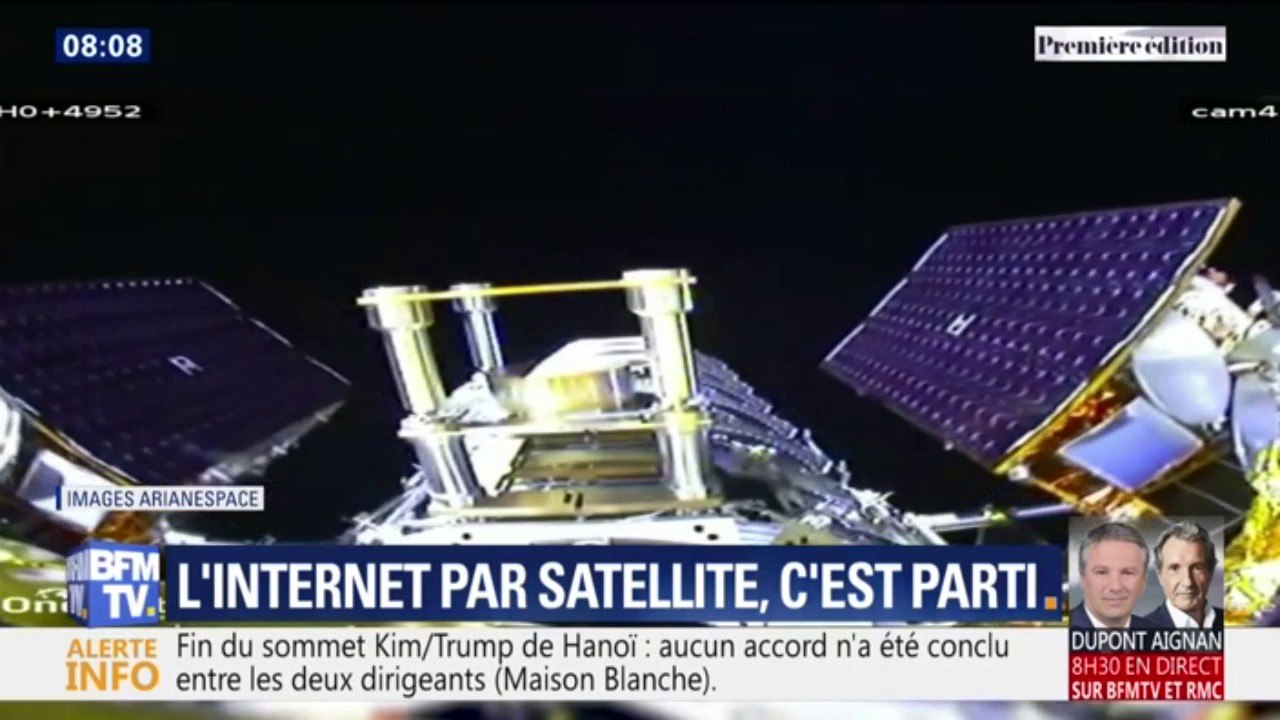 Six satellites mis en orbite pour assurer un internet haut débit partout dans le monde d'ici 2022