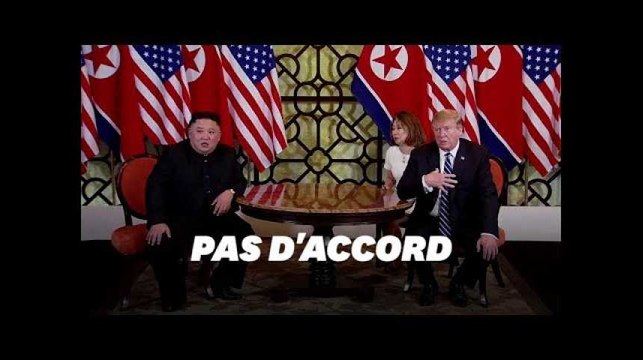 Donald Trump n'est plus pressé de trouver un accord avec Kim Jong Un