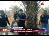 Lahan Diduga Sengaja Dibakar, Polisi Tahan 6 Tersangka