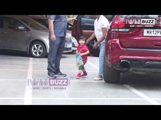 Taimur Ali Khan spotted at Pali Hill