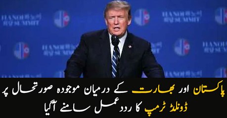 Trump says hopefully Pak-India conflict coming to an end