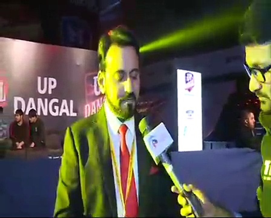 PWL 3 Day 17_ Senior Commentator Raman Bhanot speaks over Pro Wrestling League 2