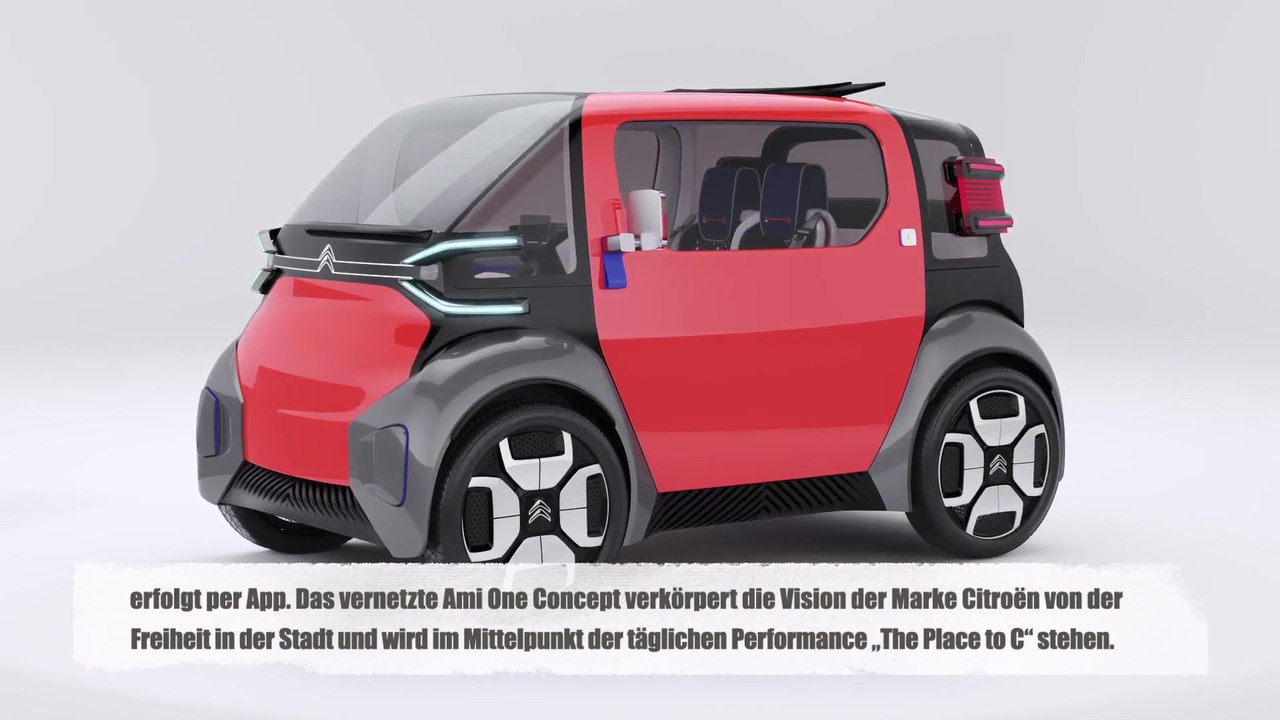 Das Citroen Ami One Concept als urbane Mobilitätslösung für jedermann