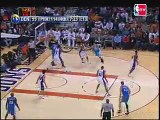 Nene Dunk Over  Amare Stoudemire in the post and hammers it