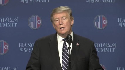 트럼프 "北 전면적 제재 완화 요구 들어줄 수 없어" / YTN