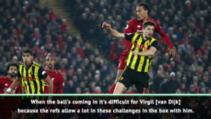 Defences try to stop two-goal van Dijk - Klopp