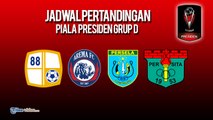 Jadwal Piala Presiden 2019 Grup E: Arema FC, Barito Putera, Persita Tangerang, Persela Lamongan