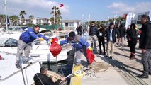 Halı, plasitk şişe, otomobil lastikleri...Bodrum’da denizden çıkan atıklar şok etti