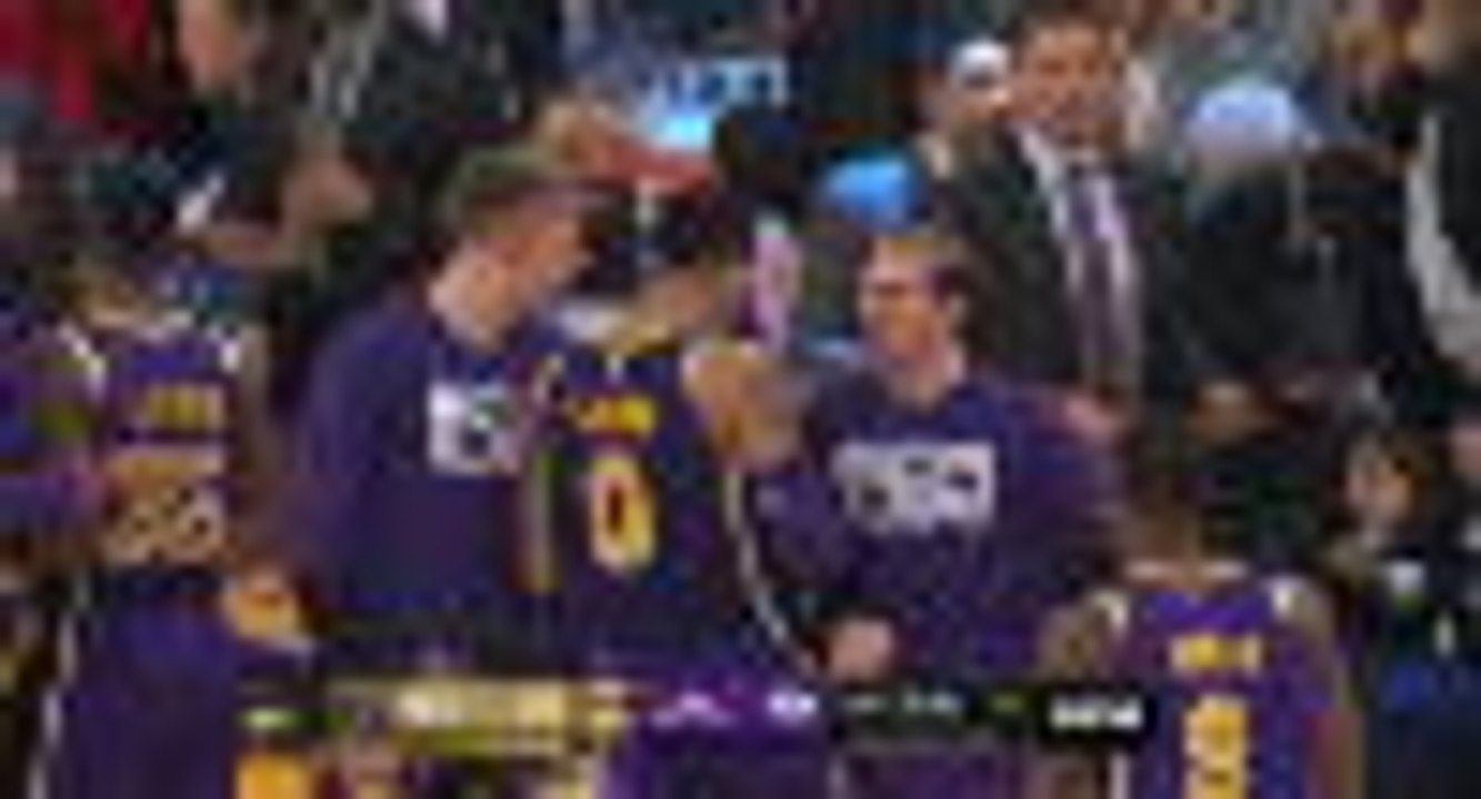 LeBron and Kuzma with big dunks in Lakers win