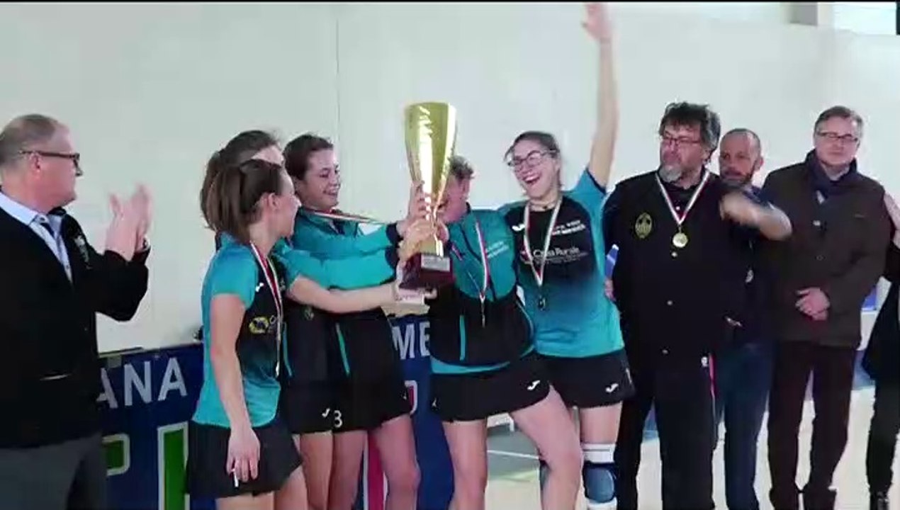 PREMIAZIONI E CLASSIFICA- Finali Nazionali 33° Serie A Indoor femm. 2019