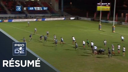 PRO D2 - Résumé Aurillac-Bayonne: 41-27 - J23- Saison 2018/2019