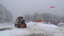 Kütahya Domaniç'te Kar Yağışı, Sis ve Buzlanma