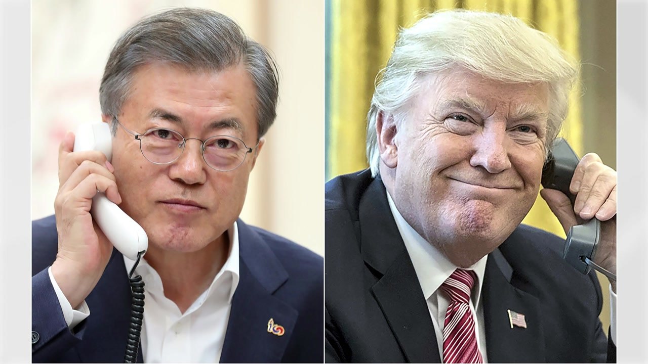한미 정상 통화...트럼프 "문 대통령이 김정은과 대화해 달라" / YTN