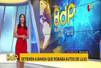Chorrillos: detienen a integrantes de banda que robaba autos de lujo