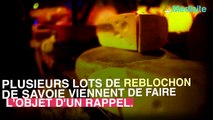 Des lots de reblochon retirés par 