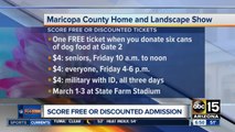 Freebies and discounts for the Maricopa County Home and Landscape Show