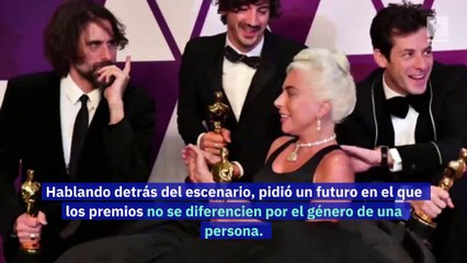 Lady Gaga espera que las entregas de premios se presenten en género neutral