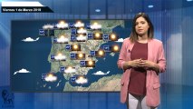 El tiempo: pronóstico para el viernes 1 de marzo