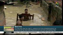 Bolivia: Gob. declara emergencia nacional ante lluvias y granizadas